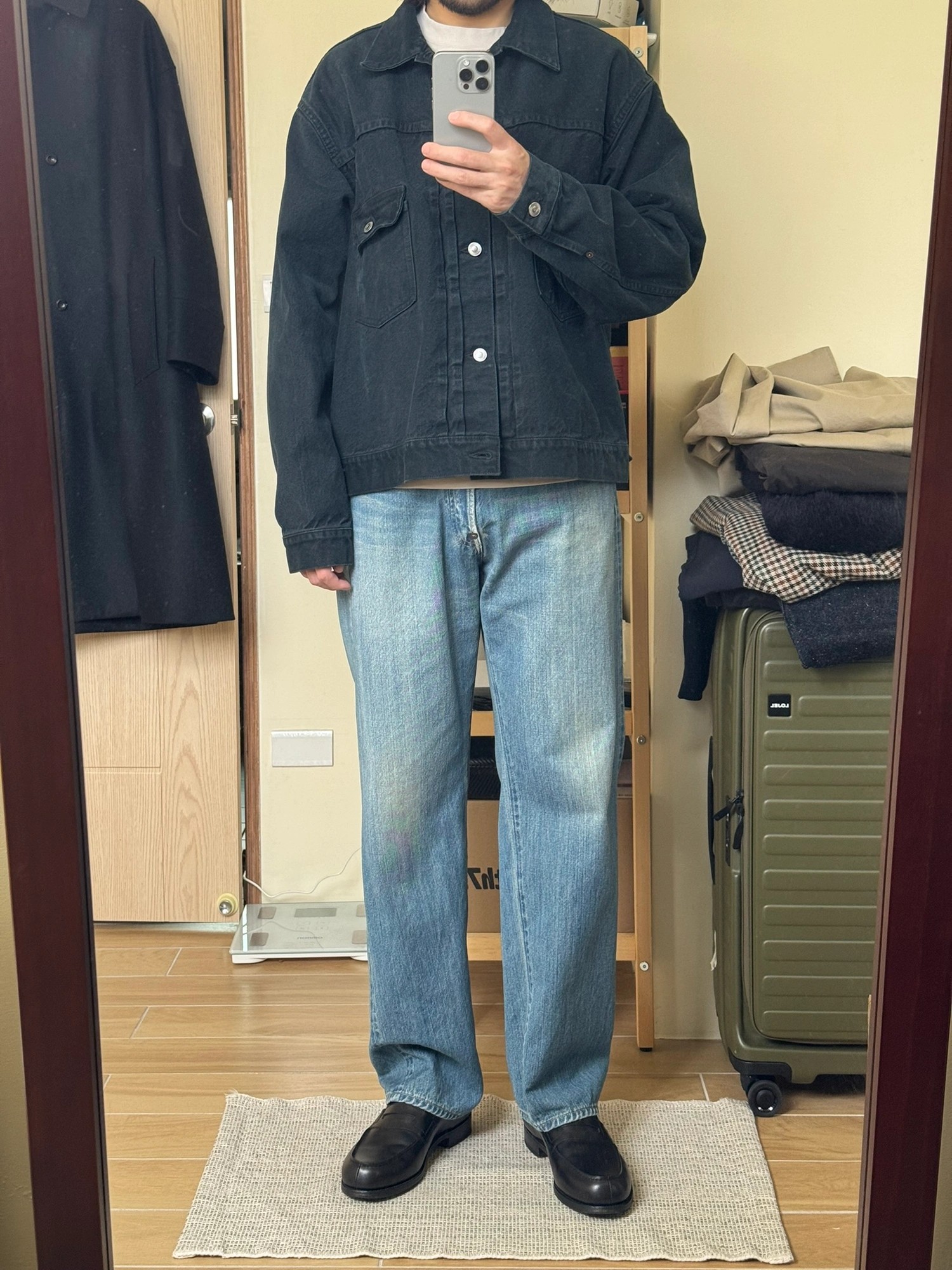 A.PRESSE No.2 Washed Denim Pants