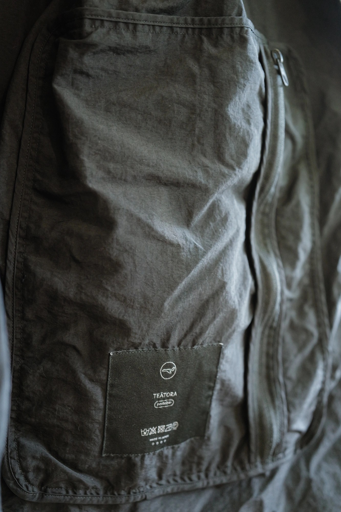 TEATORA WALLET COAT S/L PACKABLE — 2