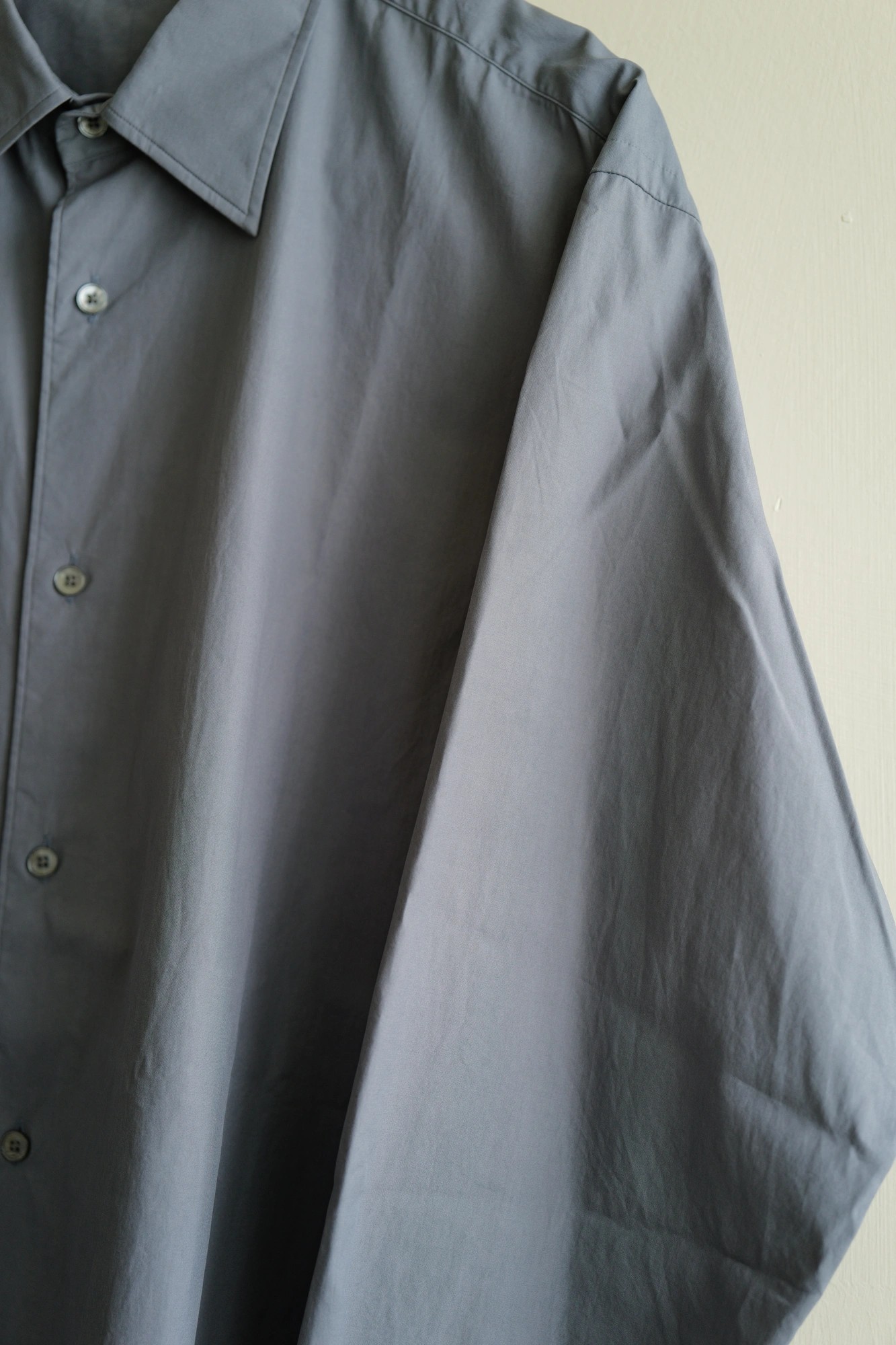 AURALEE Washed Finx Twill Shirt — 3