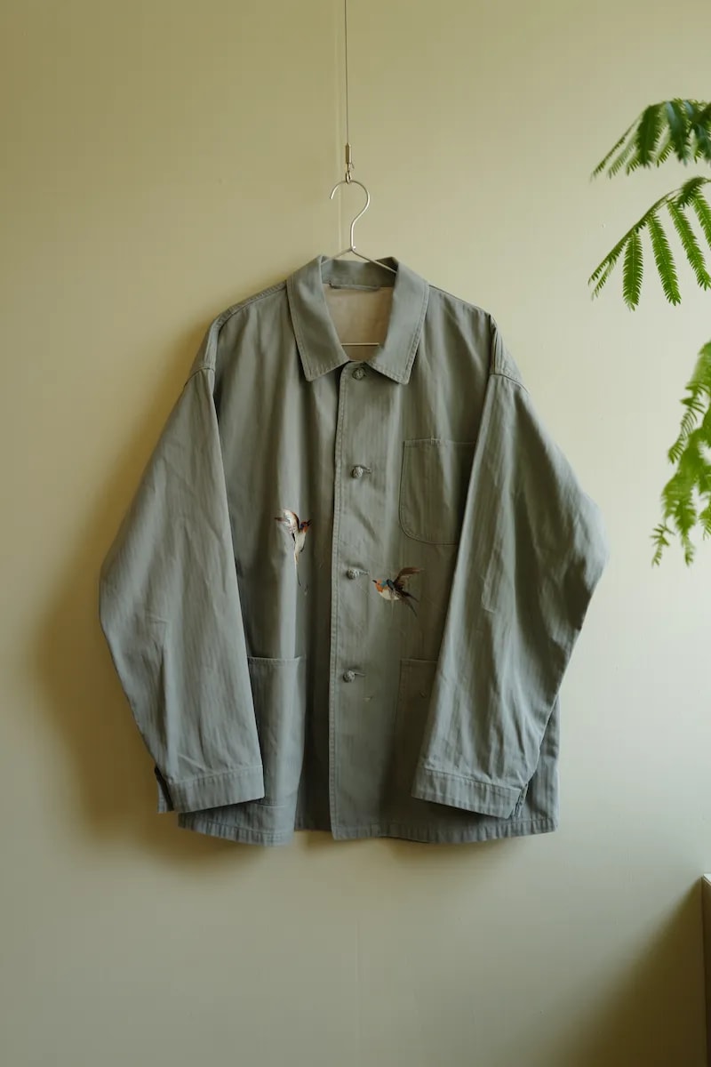 OLD JOE PATINA HERRINGBONE SOUVENIR JACKET | zawa.archive