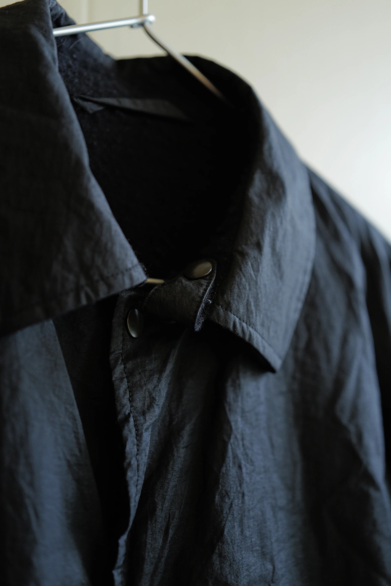 COMOLI Cotton Nylon Coach Jacket — 4