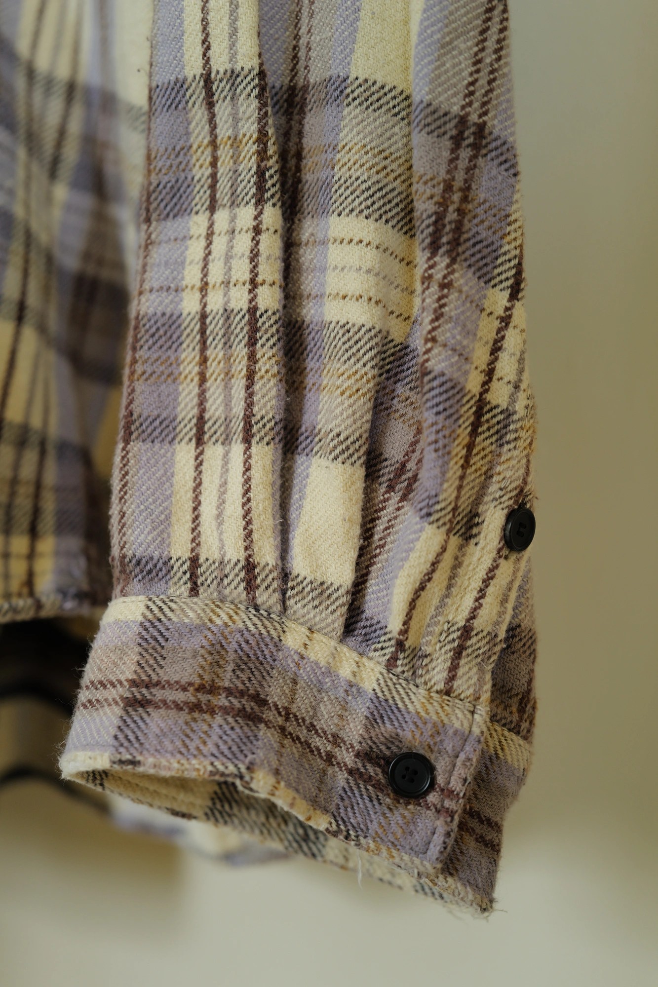 ANCELLM NEL CHECK HOODIE SHORT — 4