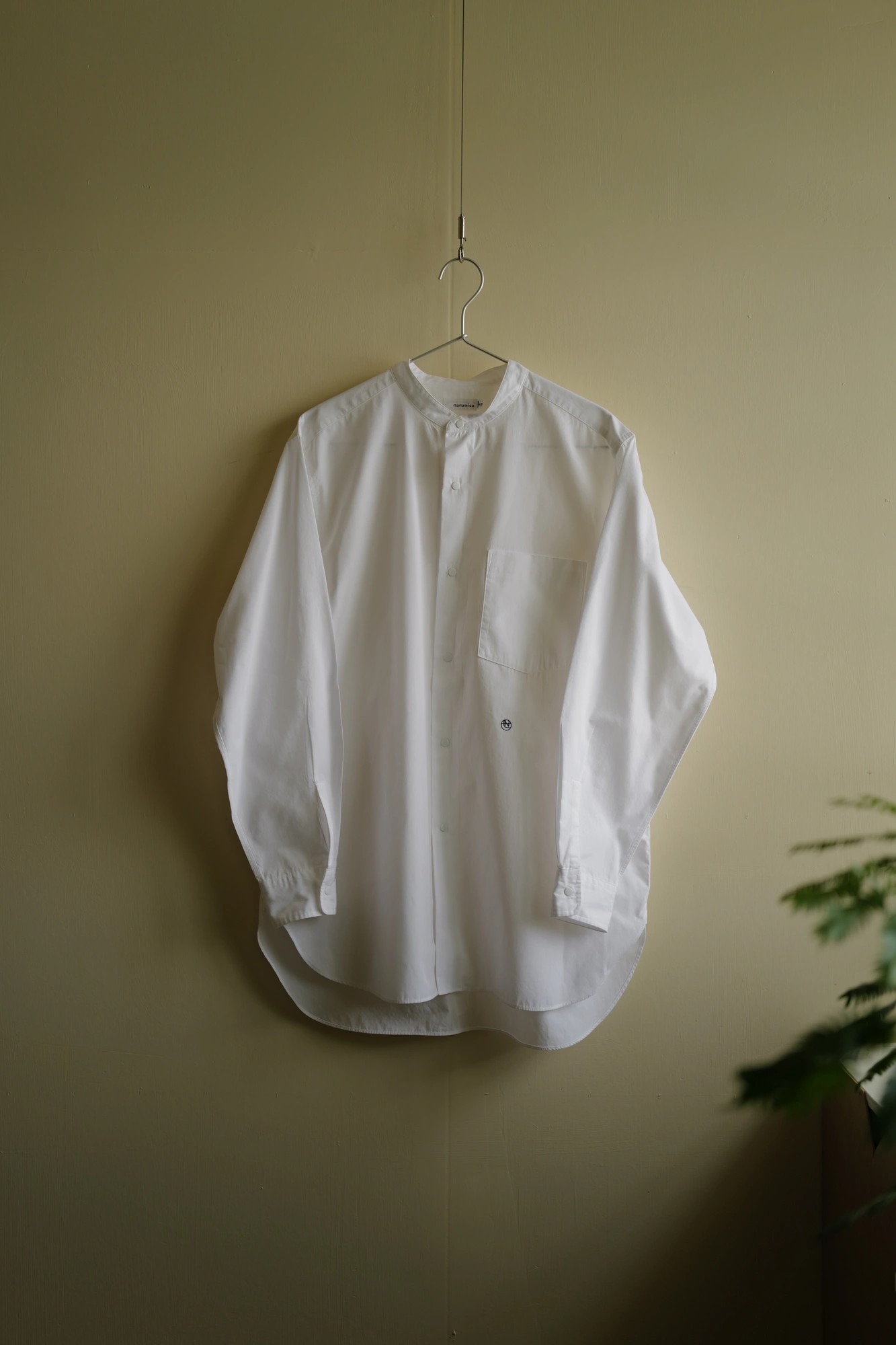 nanamica Band Collar Wind Shirt