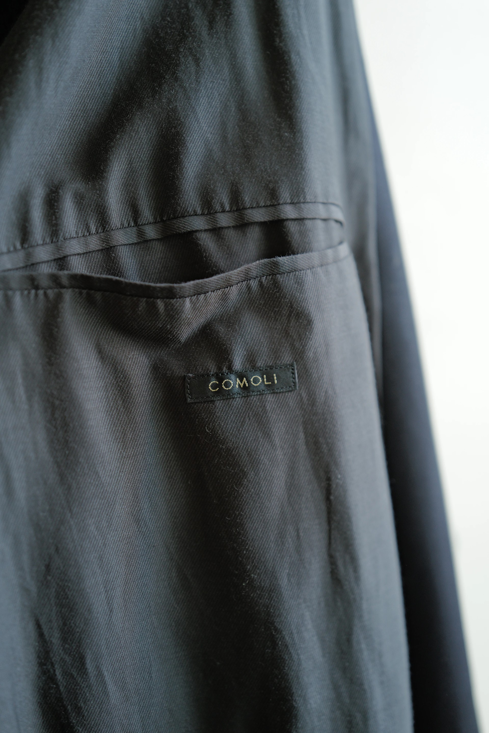 COMOLI Cotton Gabardine Tielocken Coat — 4
