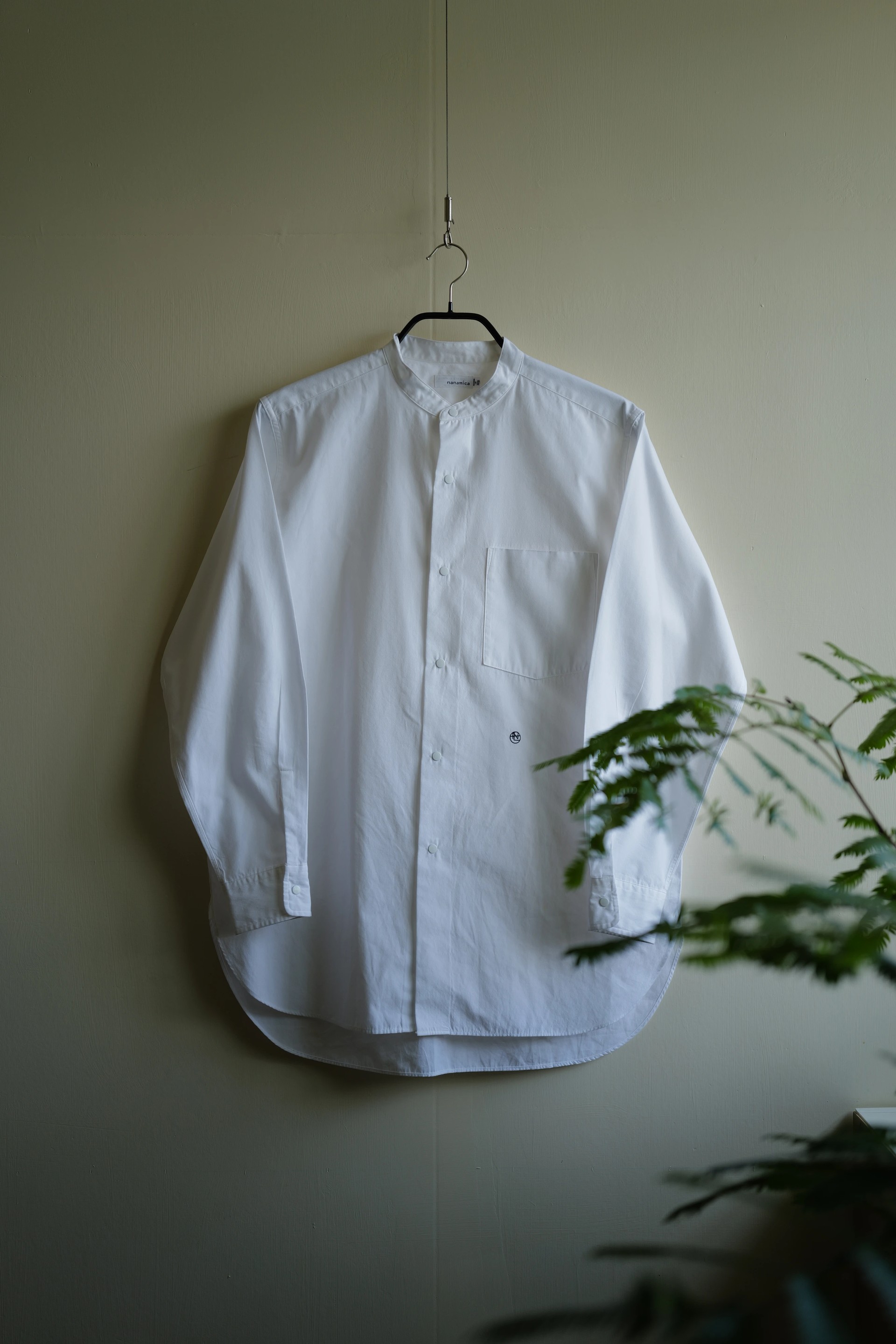 nanamica Band Collar Wind Shirt