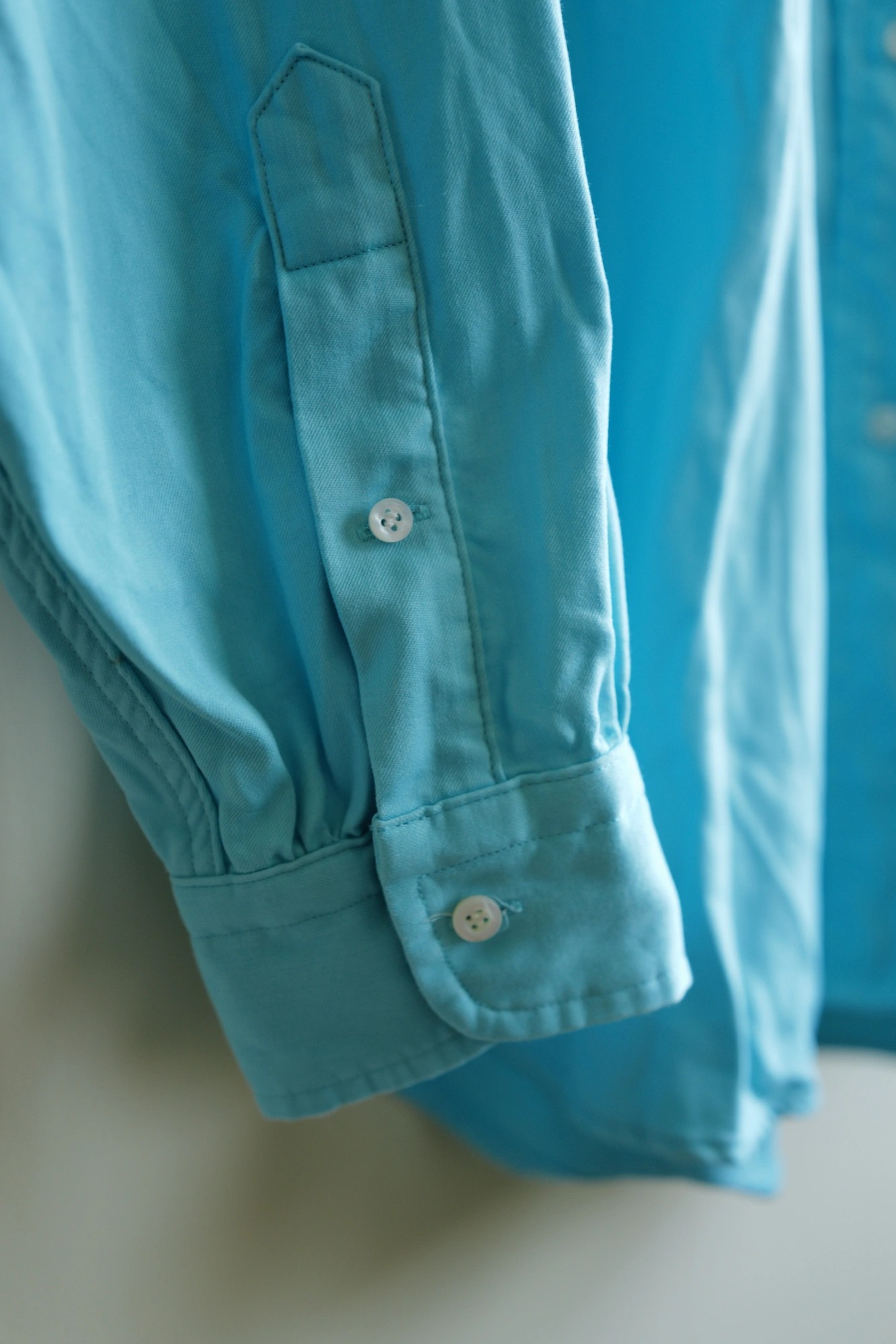A.PRESSE Double Weave Twill Regular Collar Shirt — 4