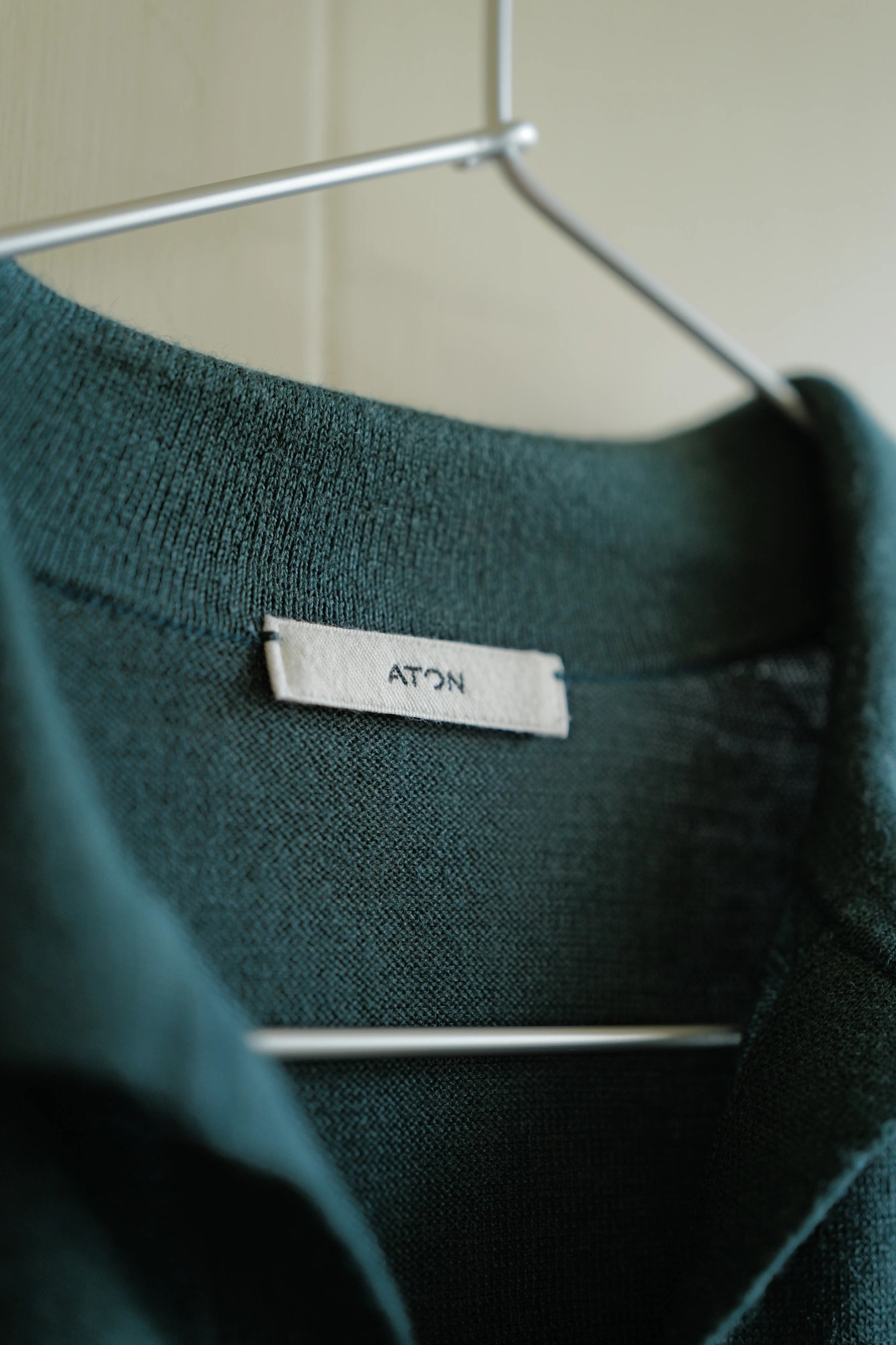 ATON RAMIE CASHMERE SKIPPER POLO SWEATER - 實穿