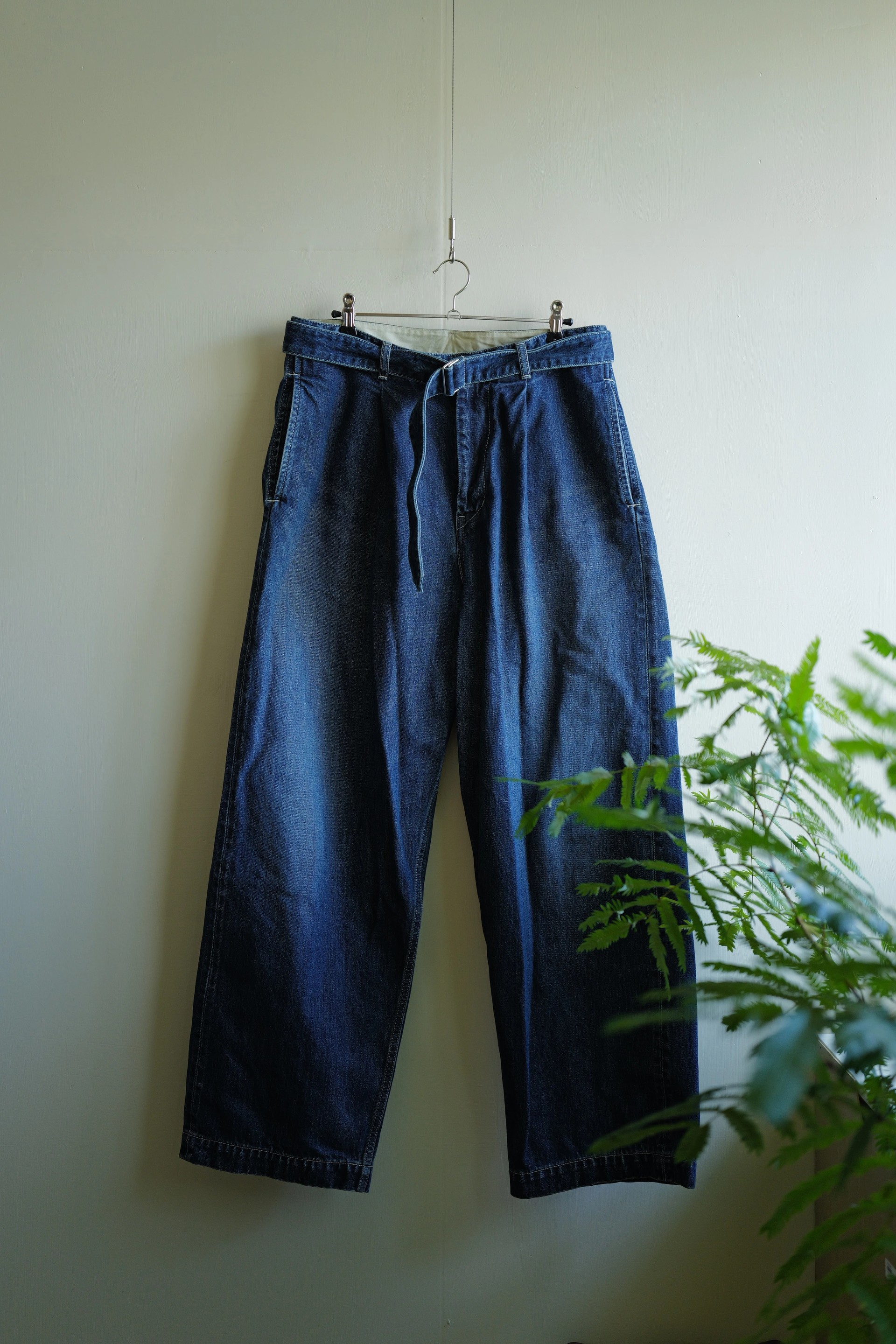 Graphpaper Selvage Denim Belted Pants