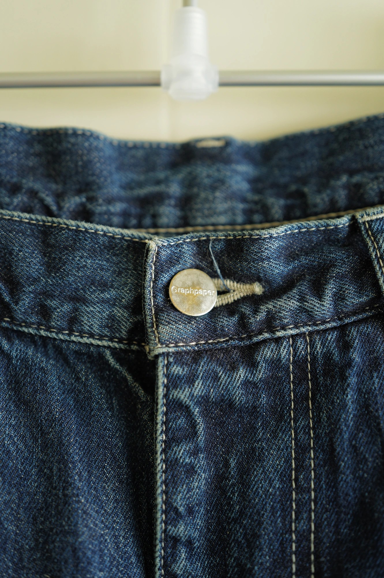 Graphpaper Selvage Denim Two Tuck Pants — 3