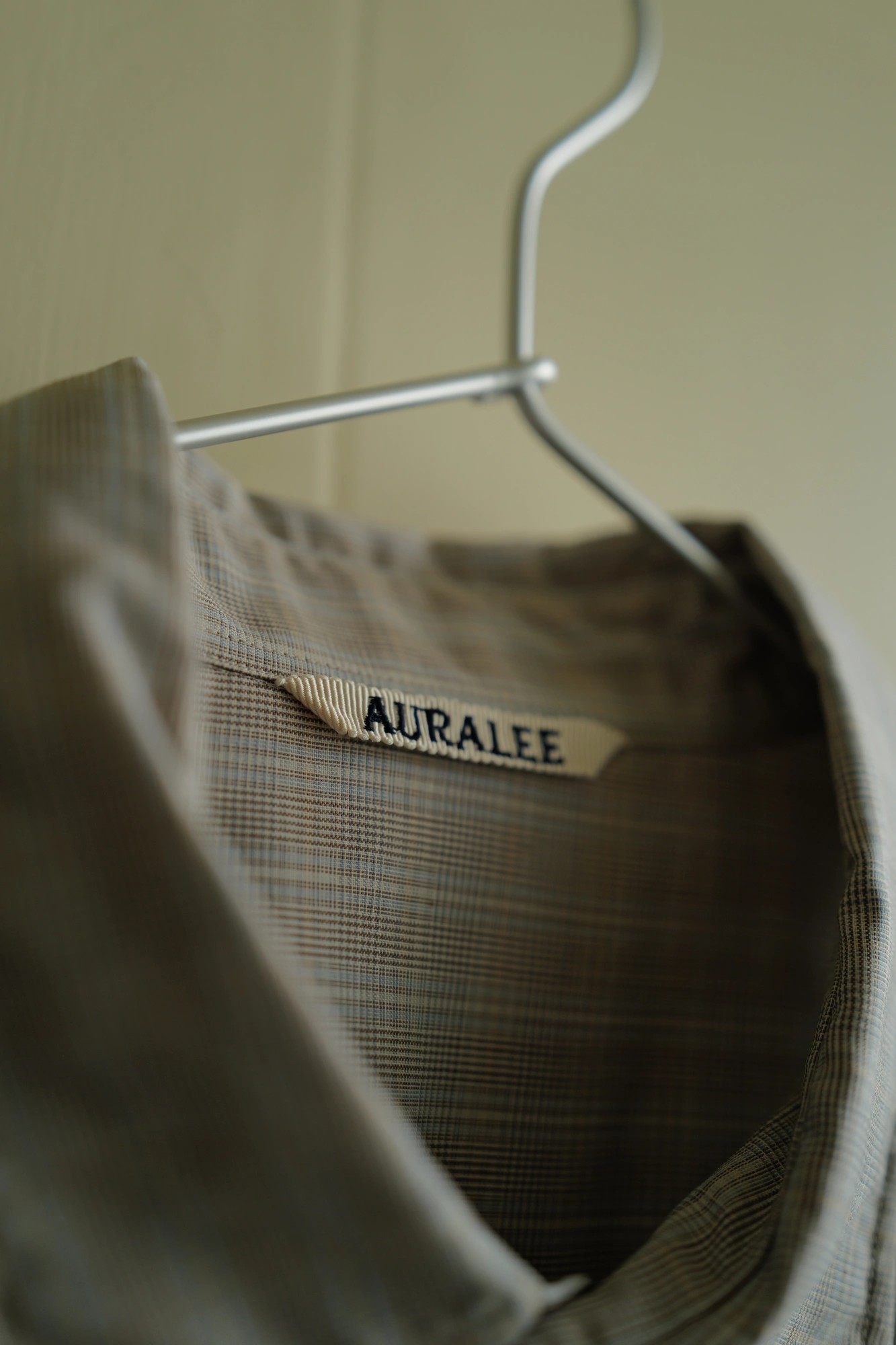 AURALEE Super Light Wool Check Shirts — 2