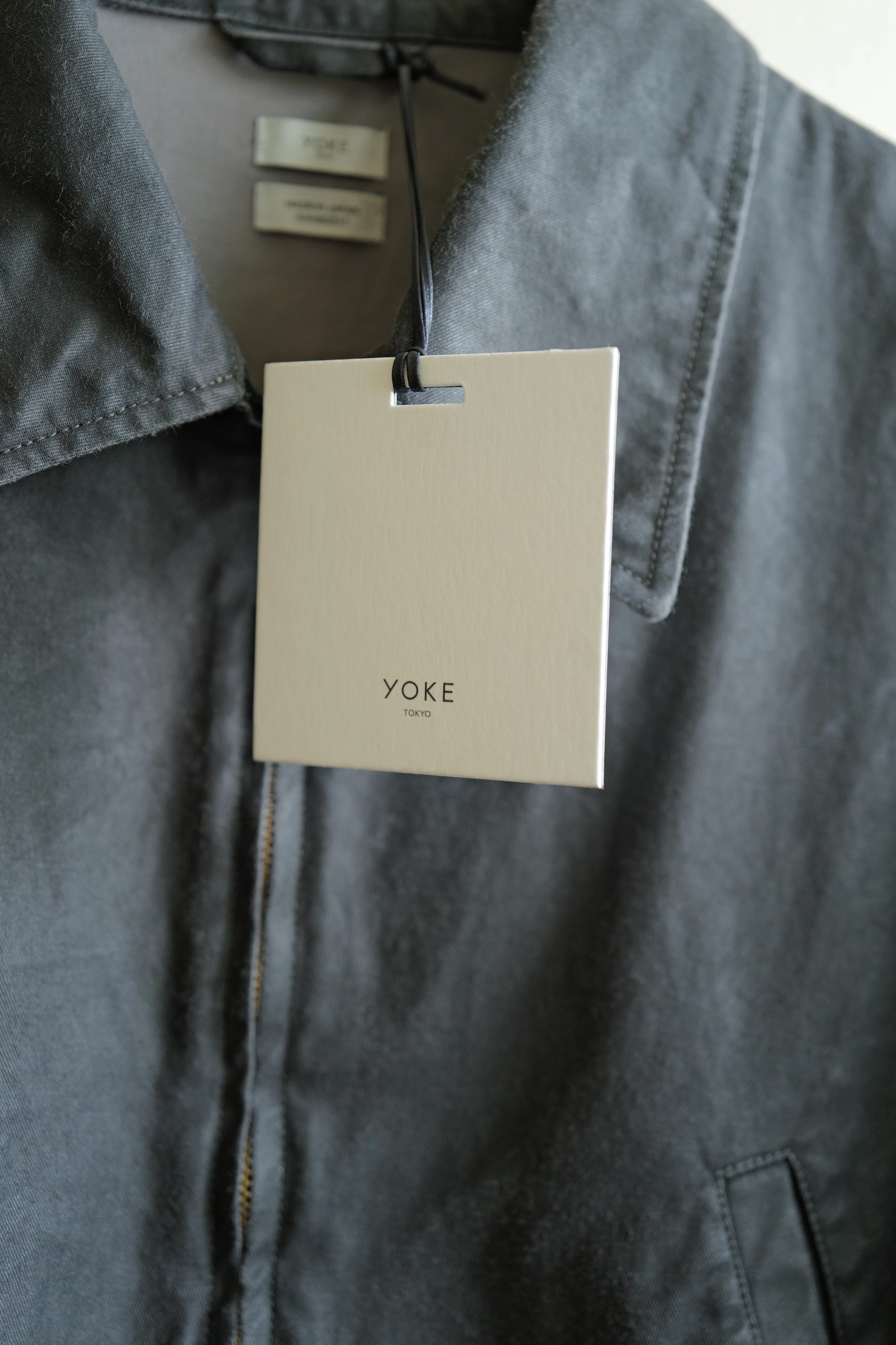 YOKE Coating Cotton Drizzler Jacket — 4