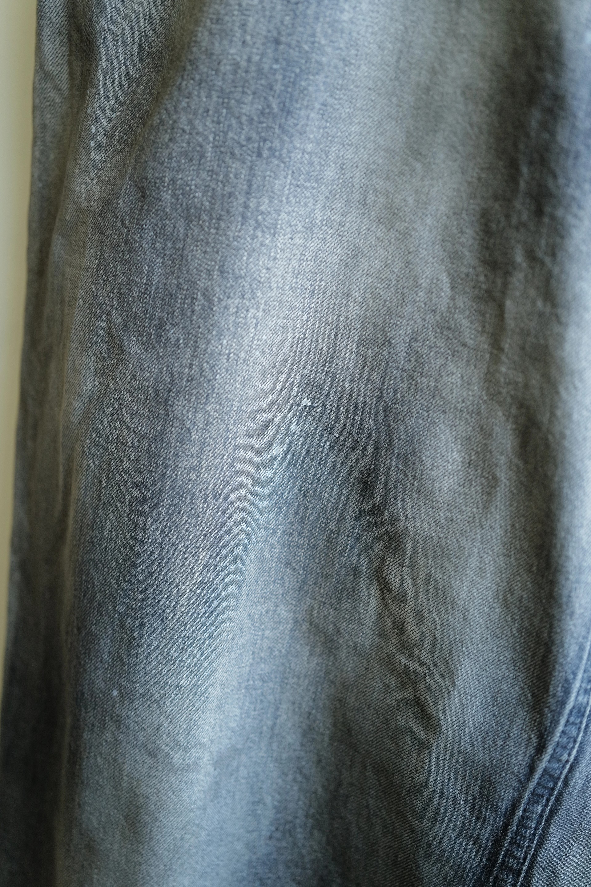 Ancellm Aging Wide 5P Denim Pants — 3