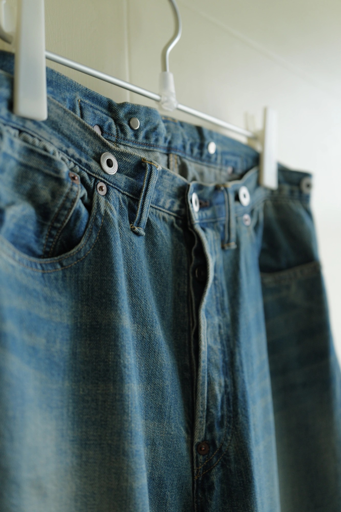 A.PRESSE No.2 Washed Denim Pants — 2