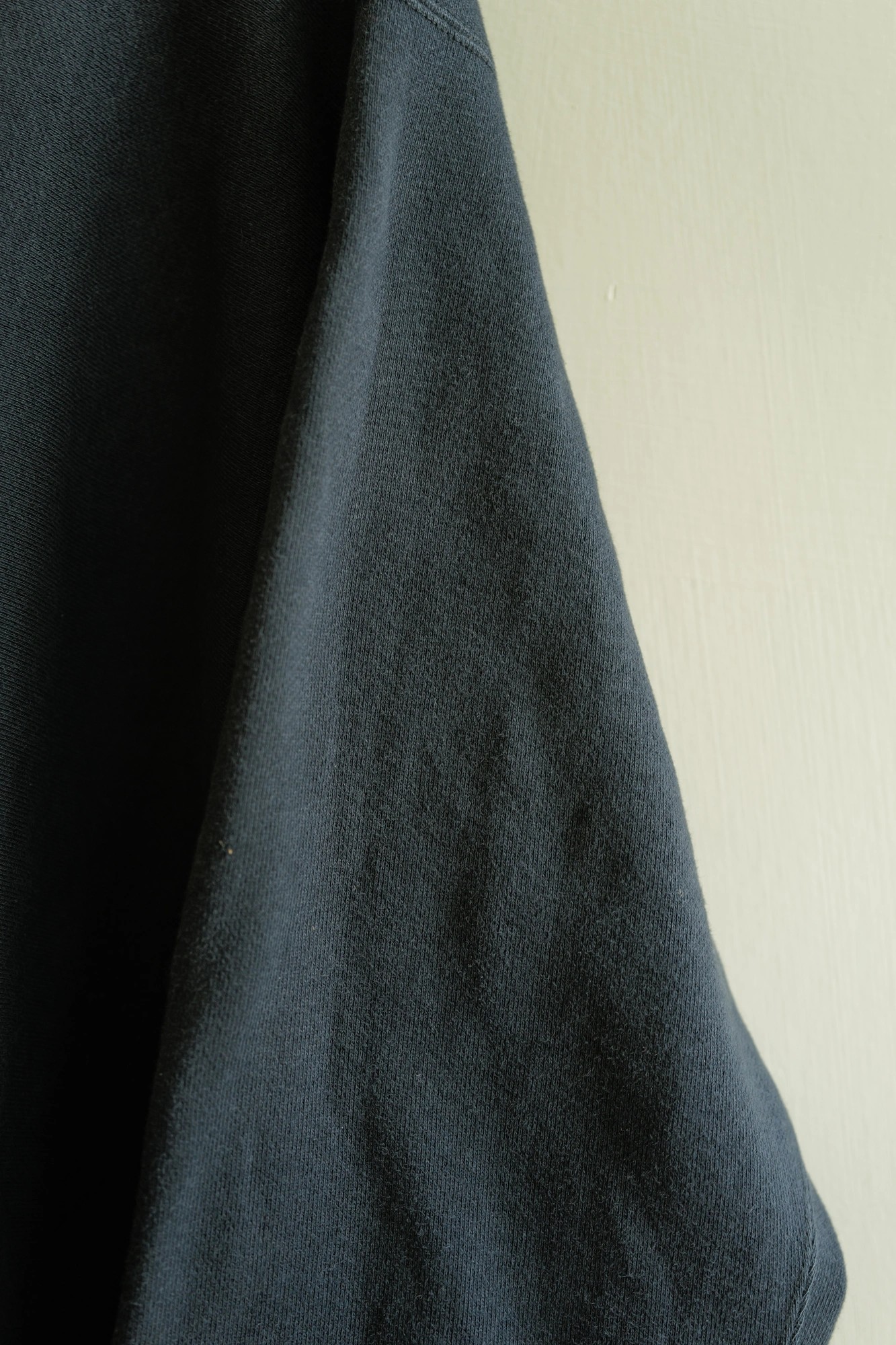 A.PRESSE Vintage Half Zip Rib Collar Sweatshirt — 4