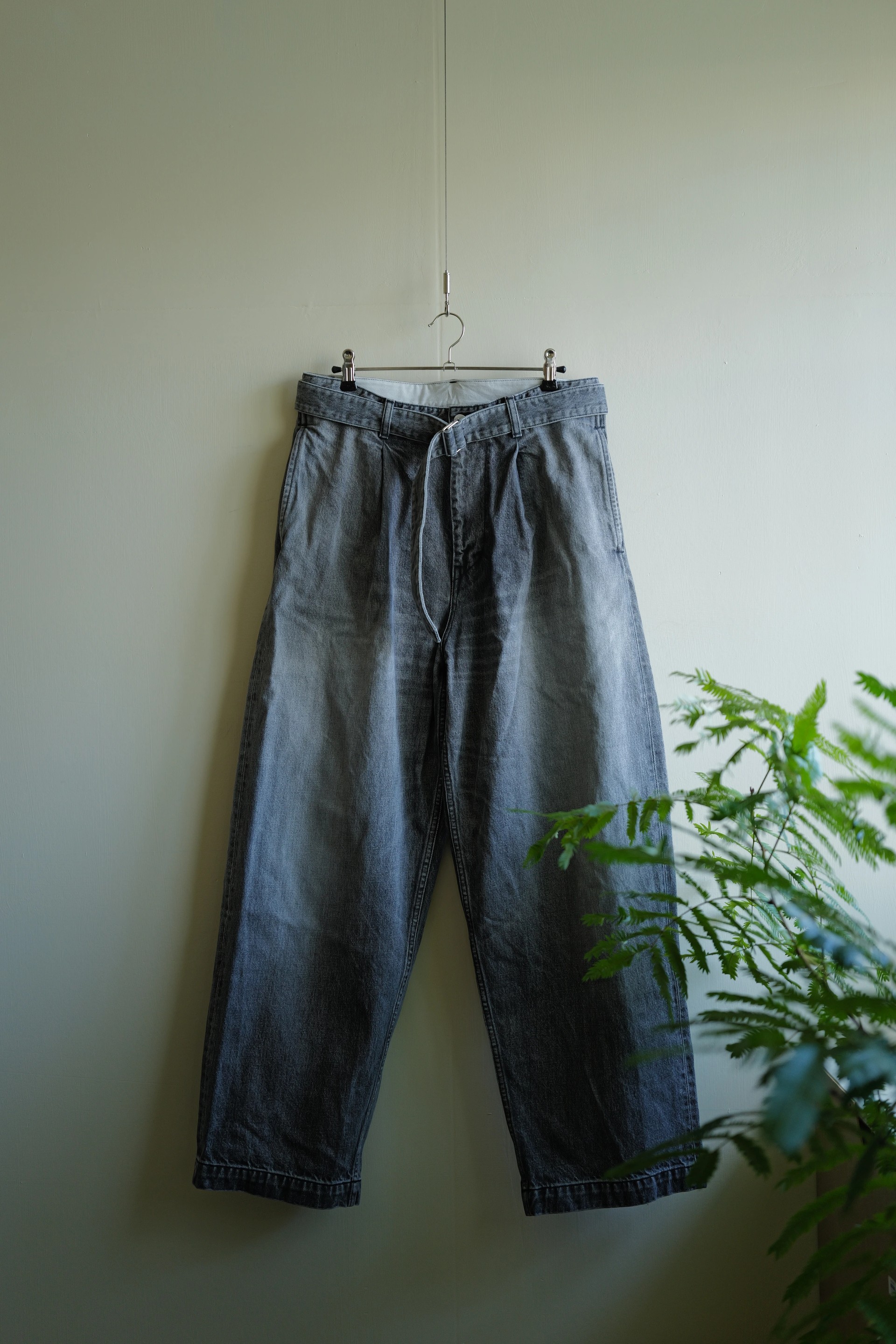 Graphpaper Selvage Denim Belted Pants