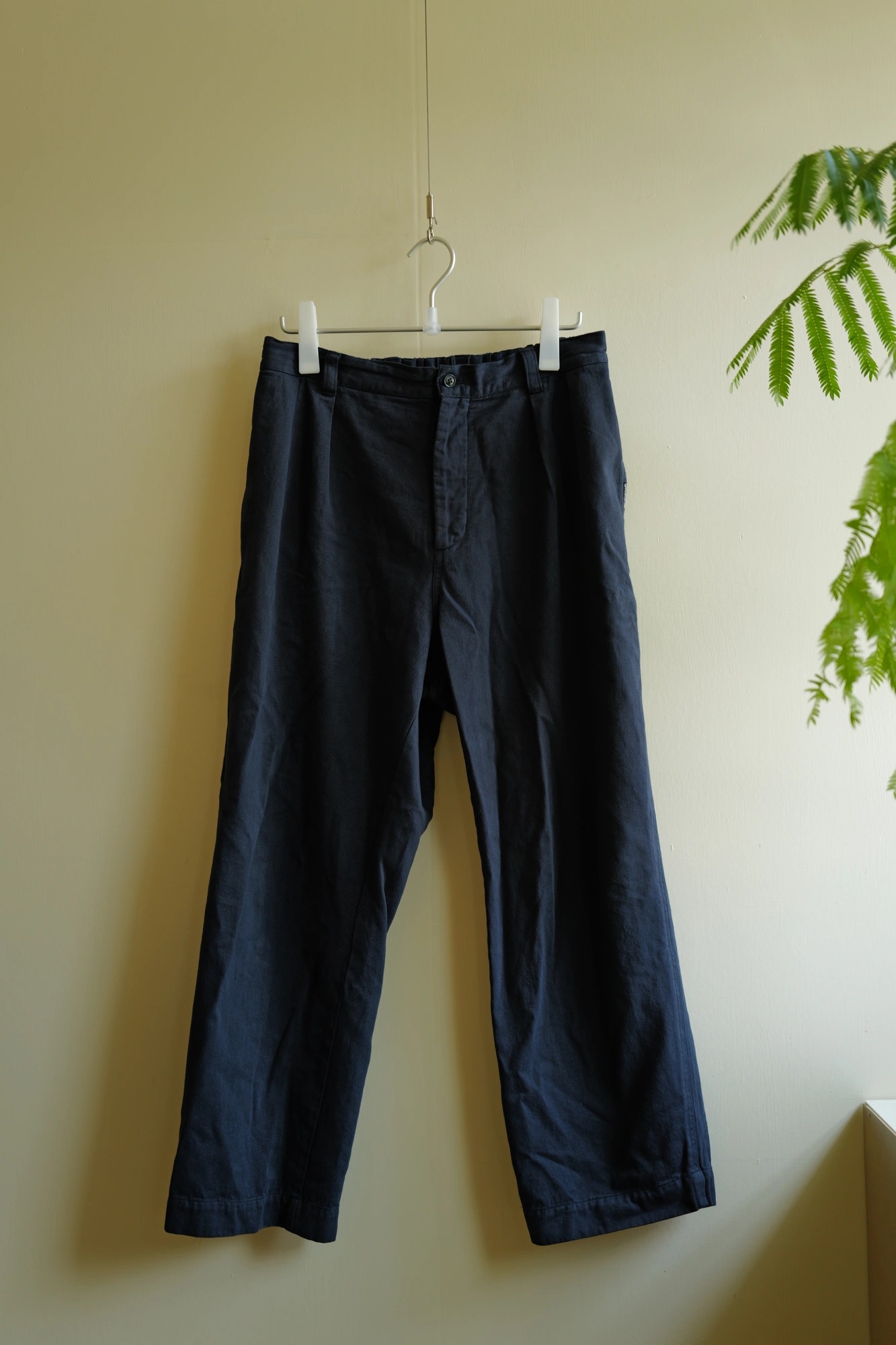 Confect UpcycleLino Cotton Linen Chino Wide Leg Pleated Pants — 1