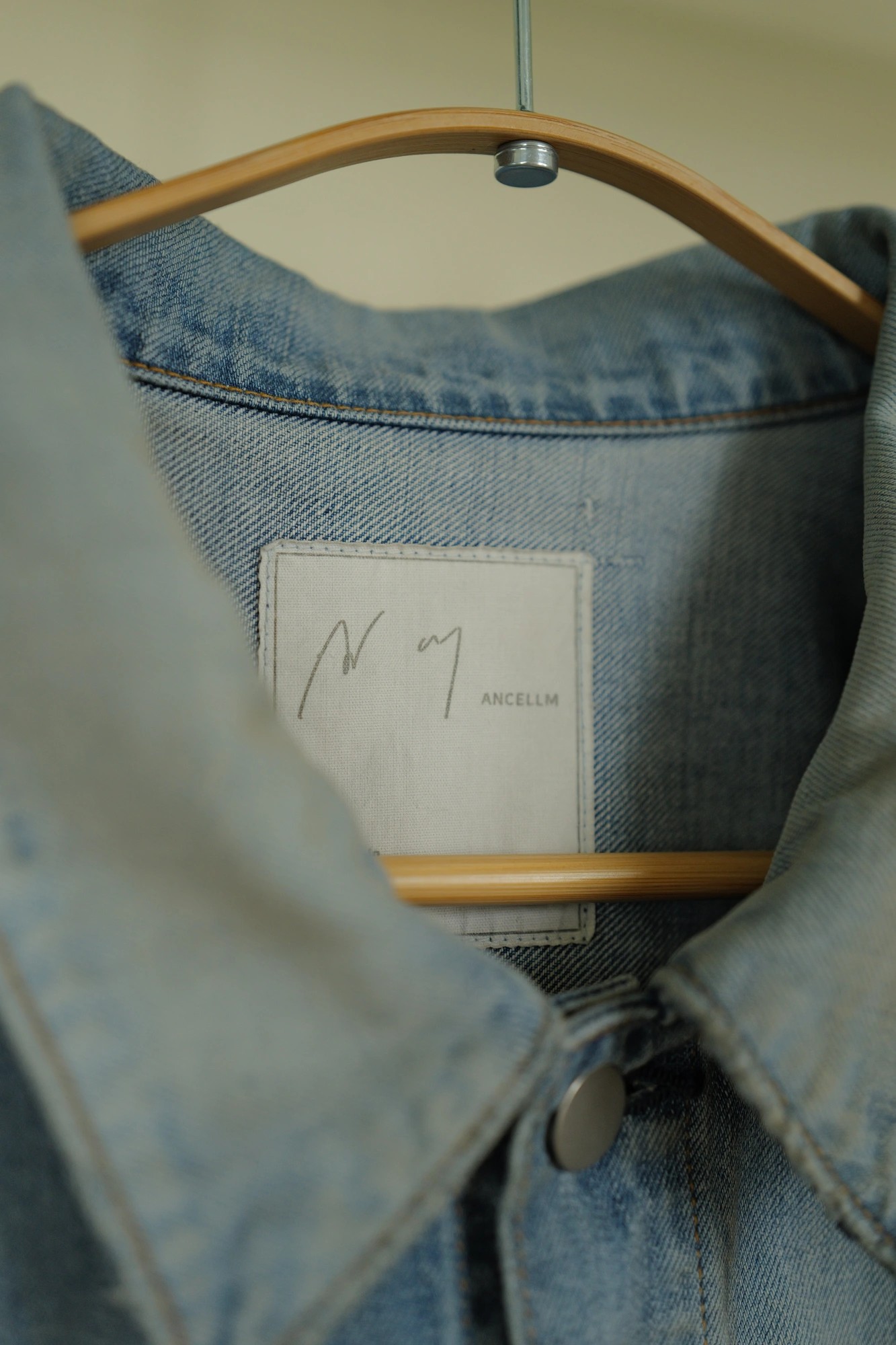 ANCELLM AGING DENIM JACKET — 2