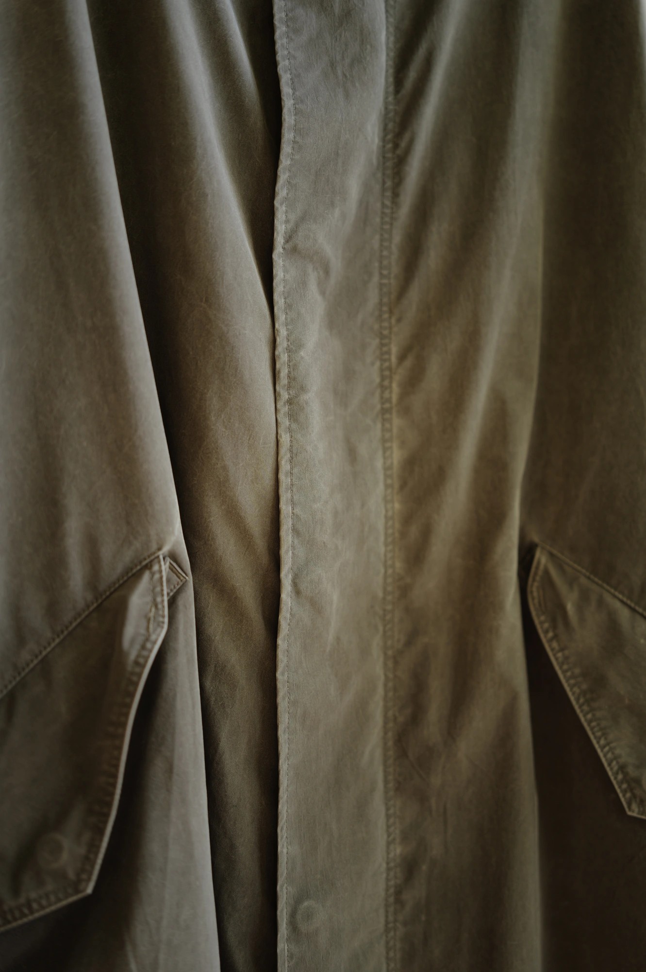 ATON PIGMENT AIR WEATHER SHORT MODS COAT — 4