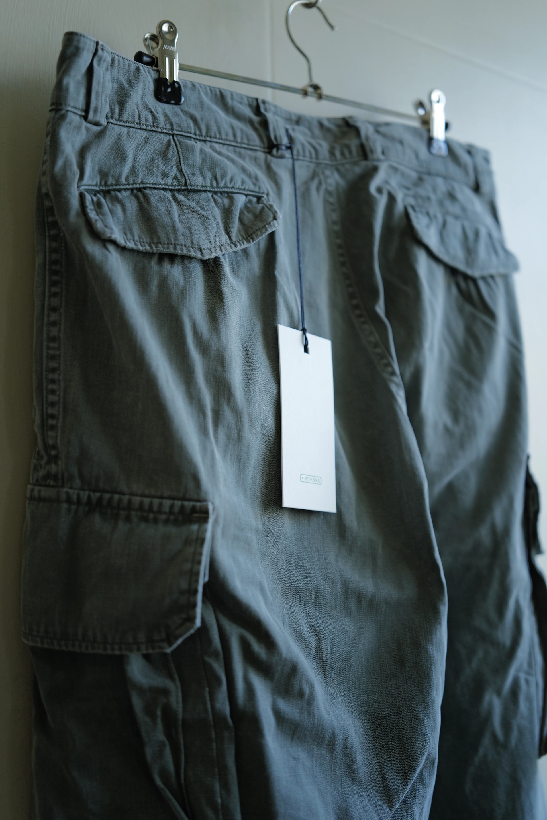 A.PRESSE Vintage FA HBT M-47 Pants — 3