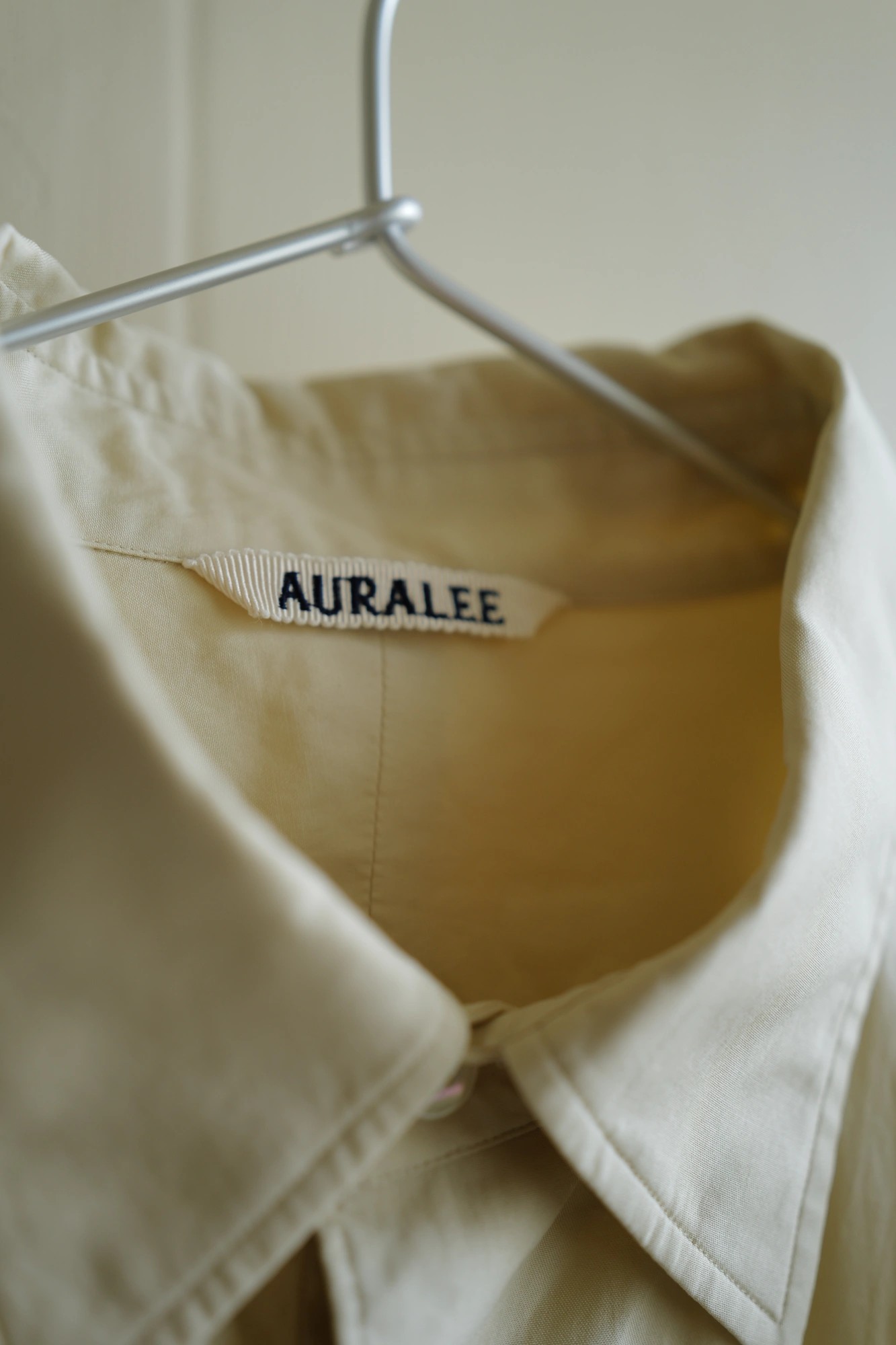 AURALEE Washed Finx Twill Shirt — 2
