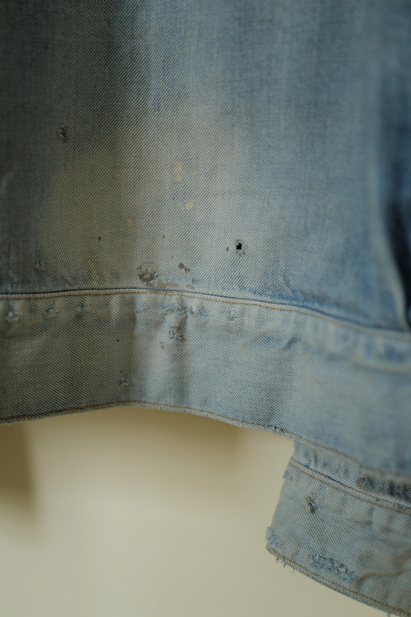 ANCELLM AGING DENIM JACKET — 6