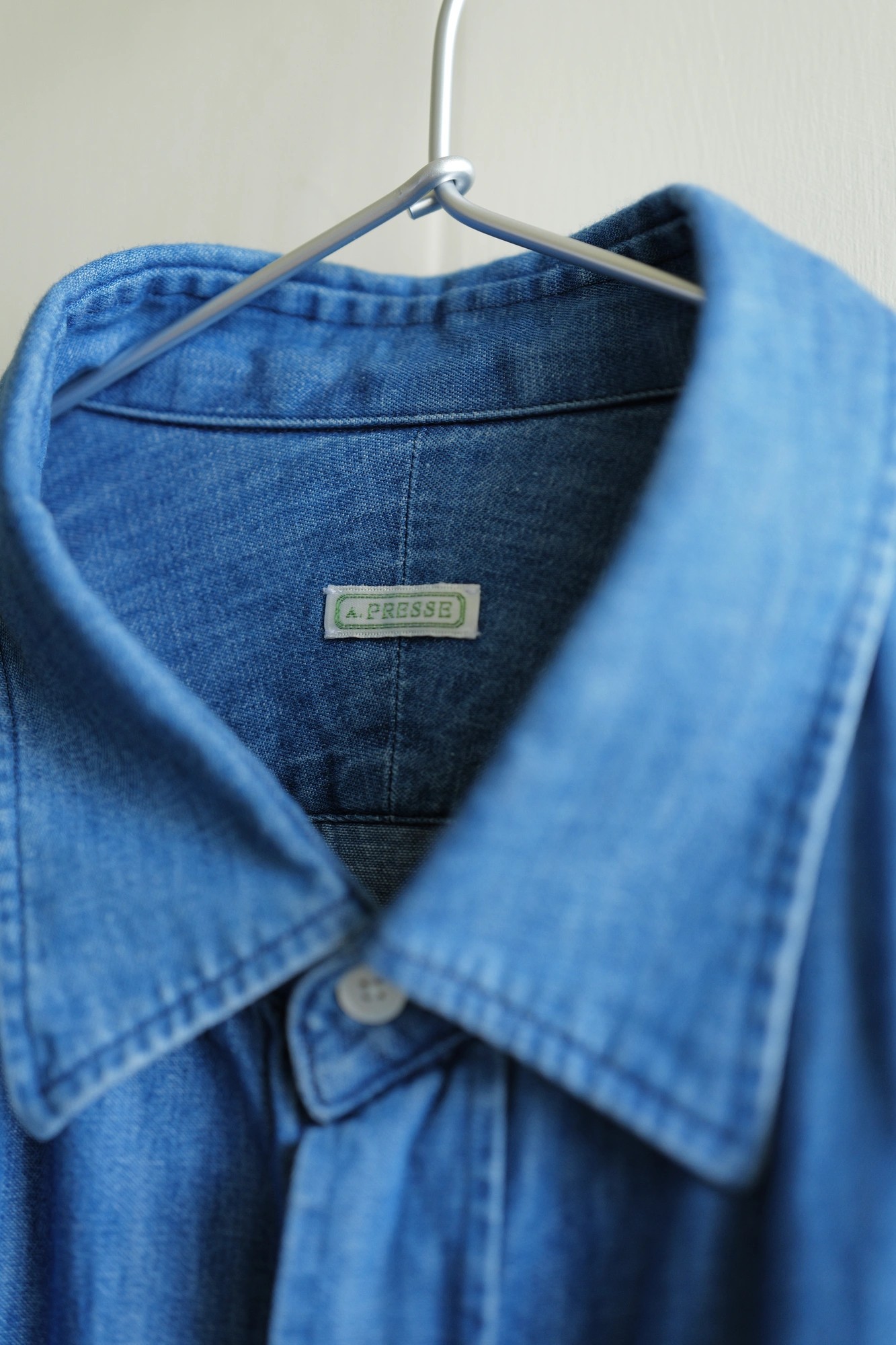A.PRESSE Washed Denim Shirt — 3