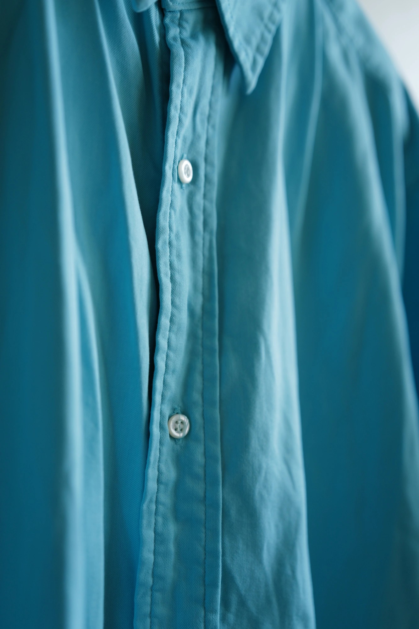 A.PRESSE Double Weave Twill Regular Collar Shirt — 3