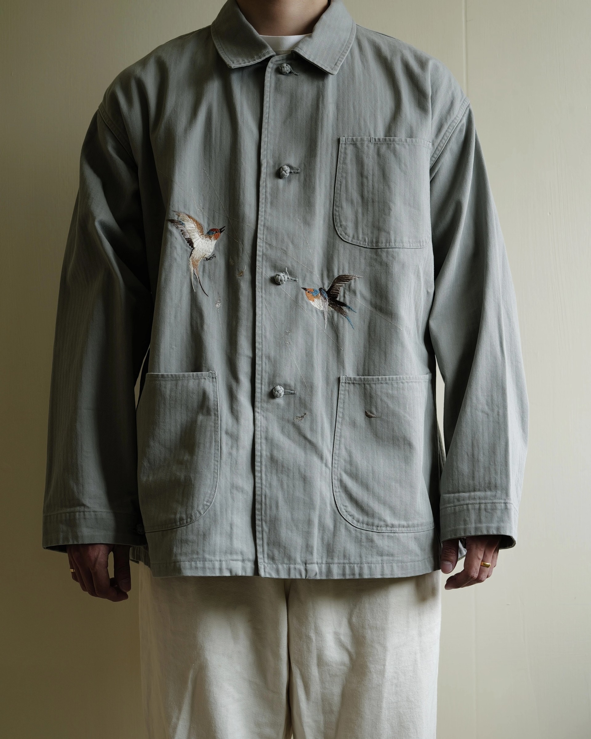 OLD JOE PATINA HERRINGBONE SOUVENIR JACKET - 實穿