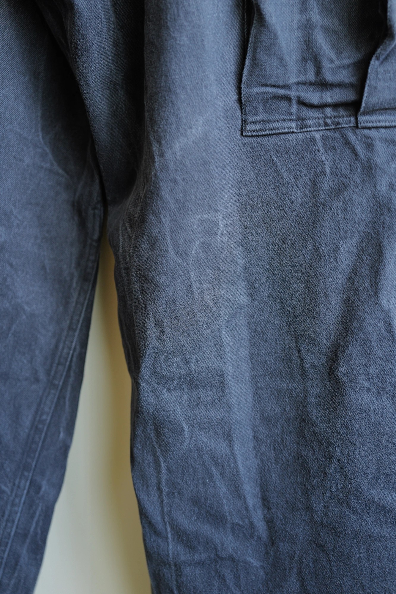 COMOLI Black Drill 6P Pants — 2
