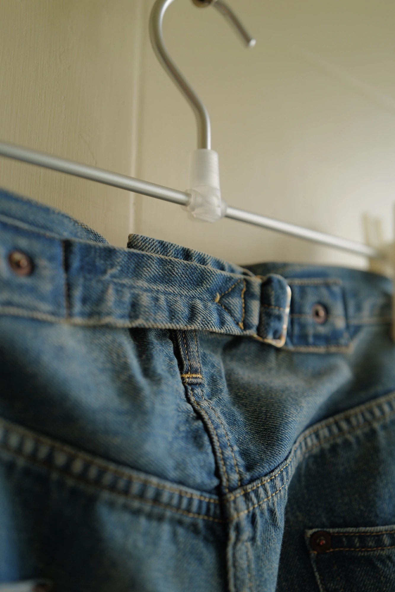 A.PRESSE No.22 Washed Wide Denim Pants — 5