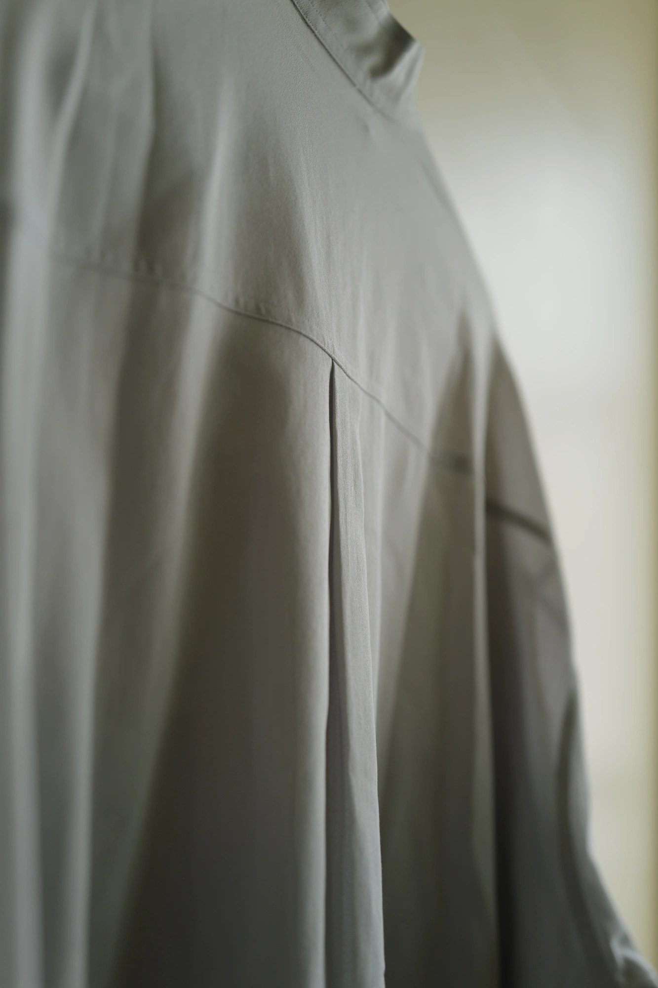 AURALEE Shuttle Georgette Cloth P/O Shirts — 5
