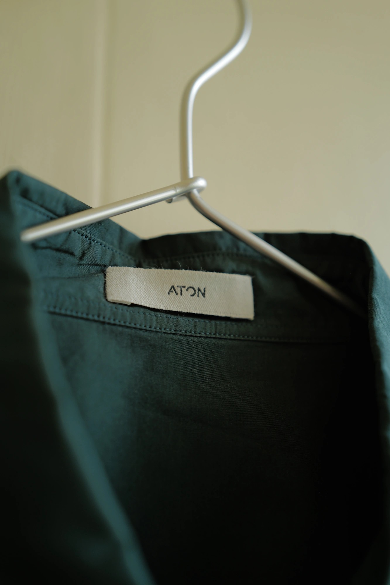ATON COTTON LAWN OVERSIZED SHIRT — 2