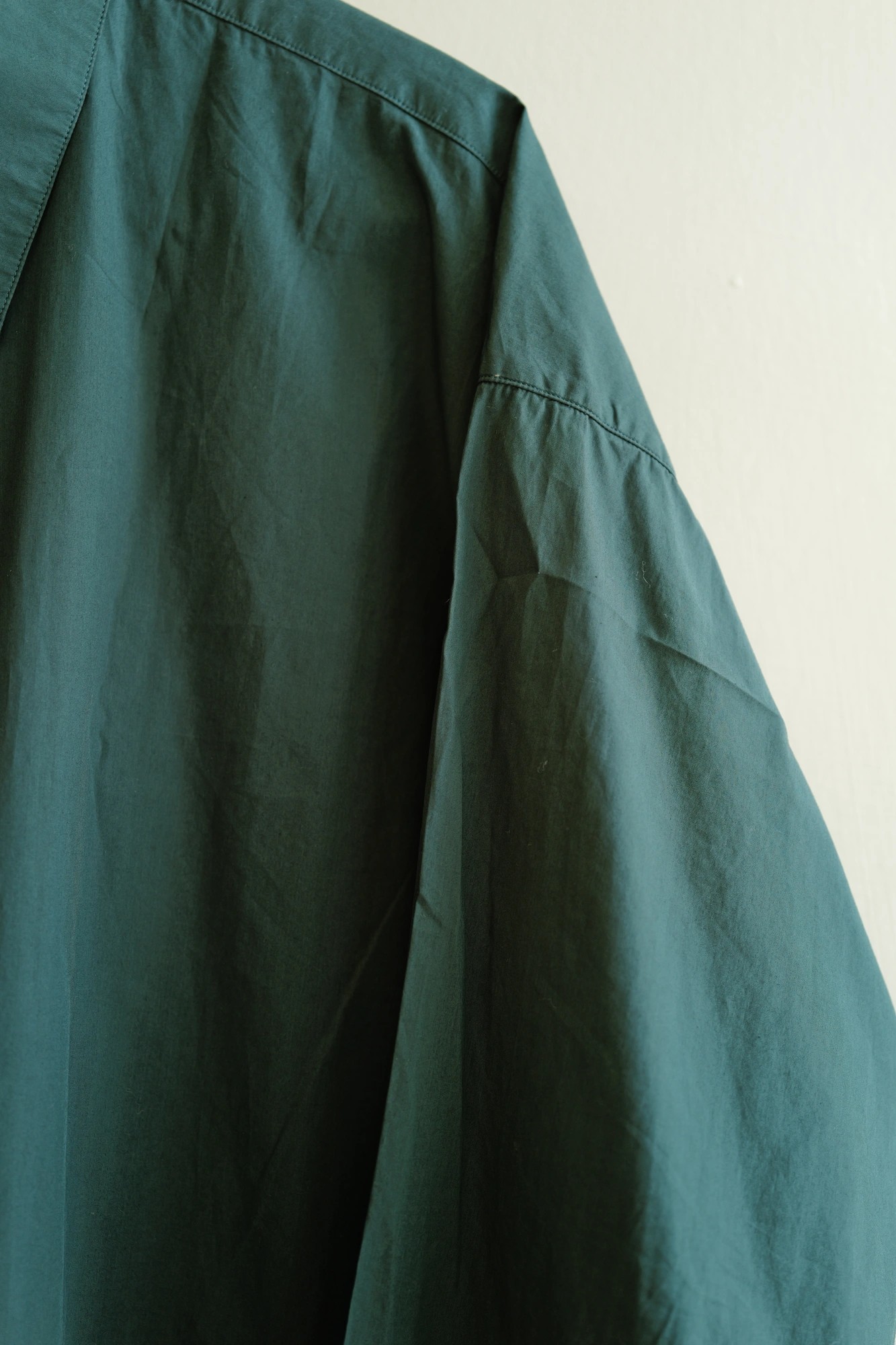 ATON COTTON LAWN OVERSIZED SHIRT — 3