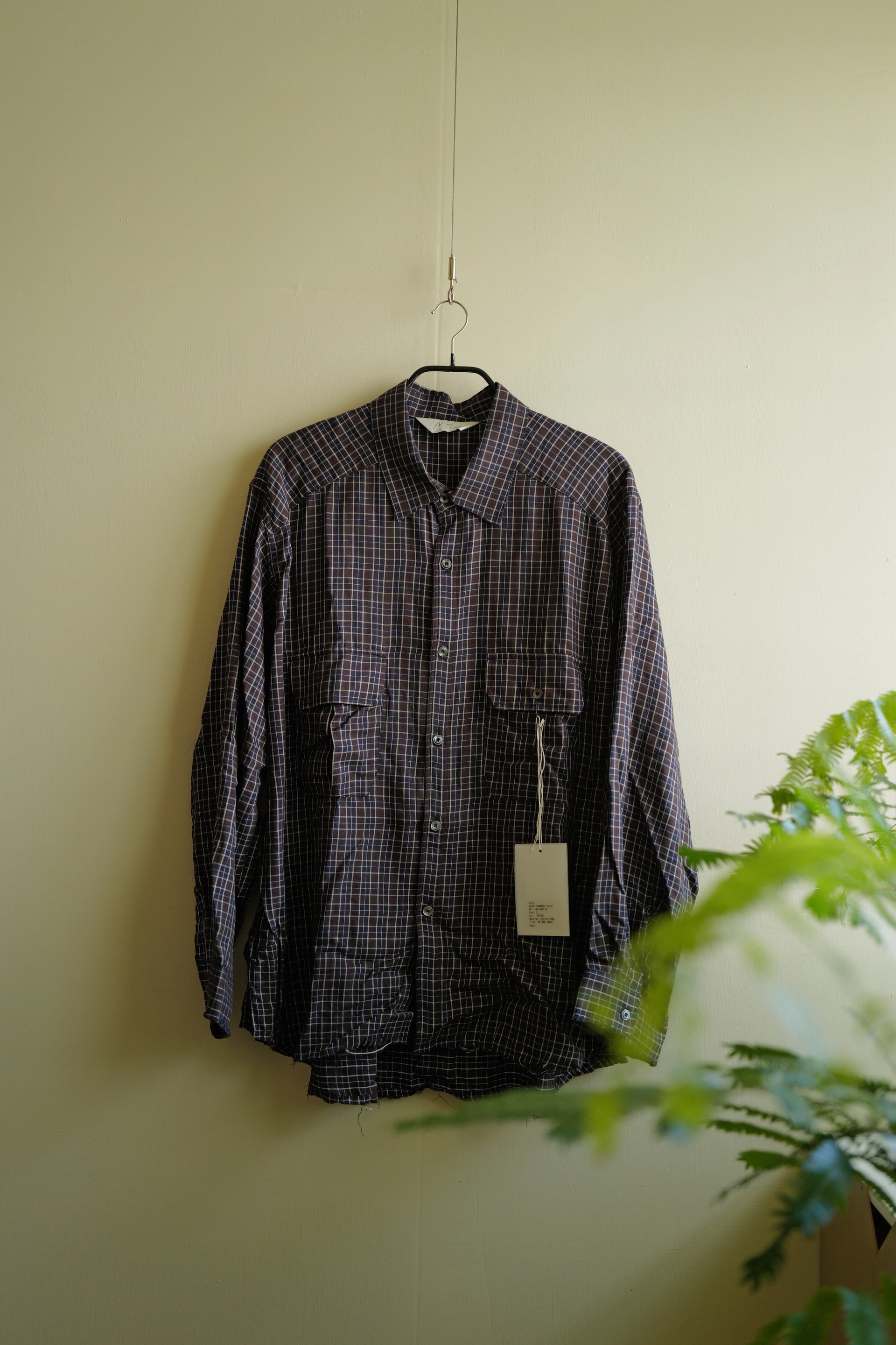 Ancellm Nel Check Over Work Shirt — 1