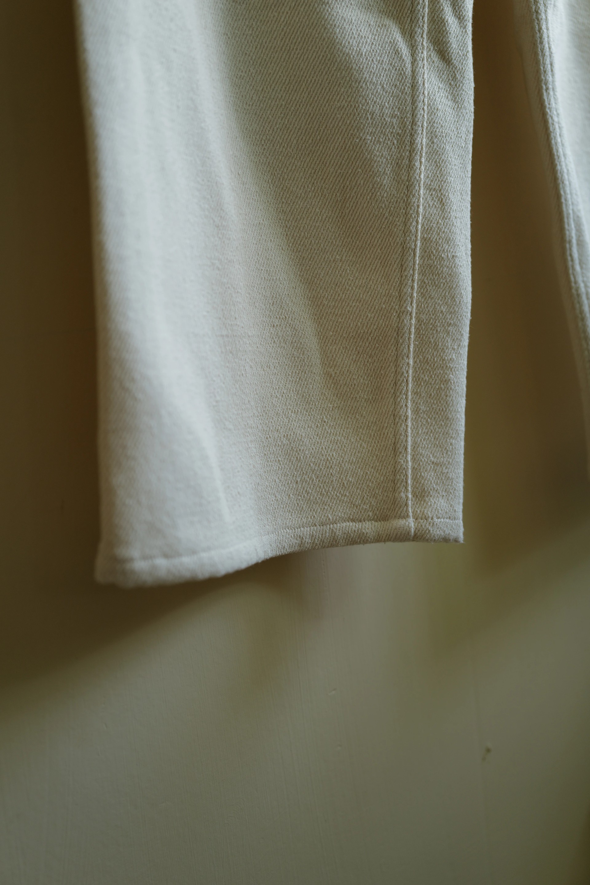 AURALEE Silk Nep Denim 5P Wide Pants — 6