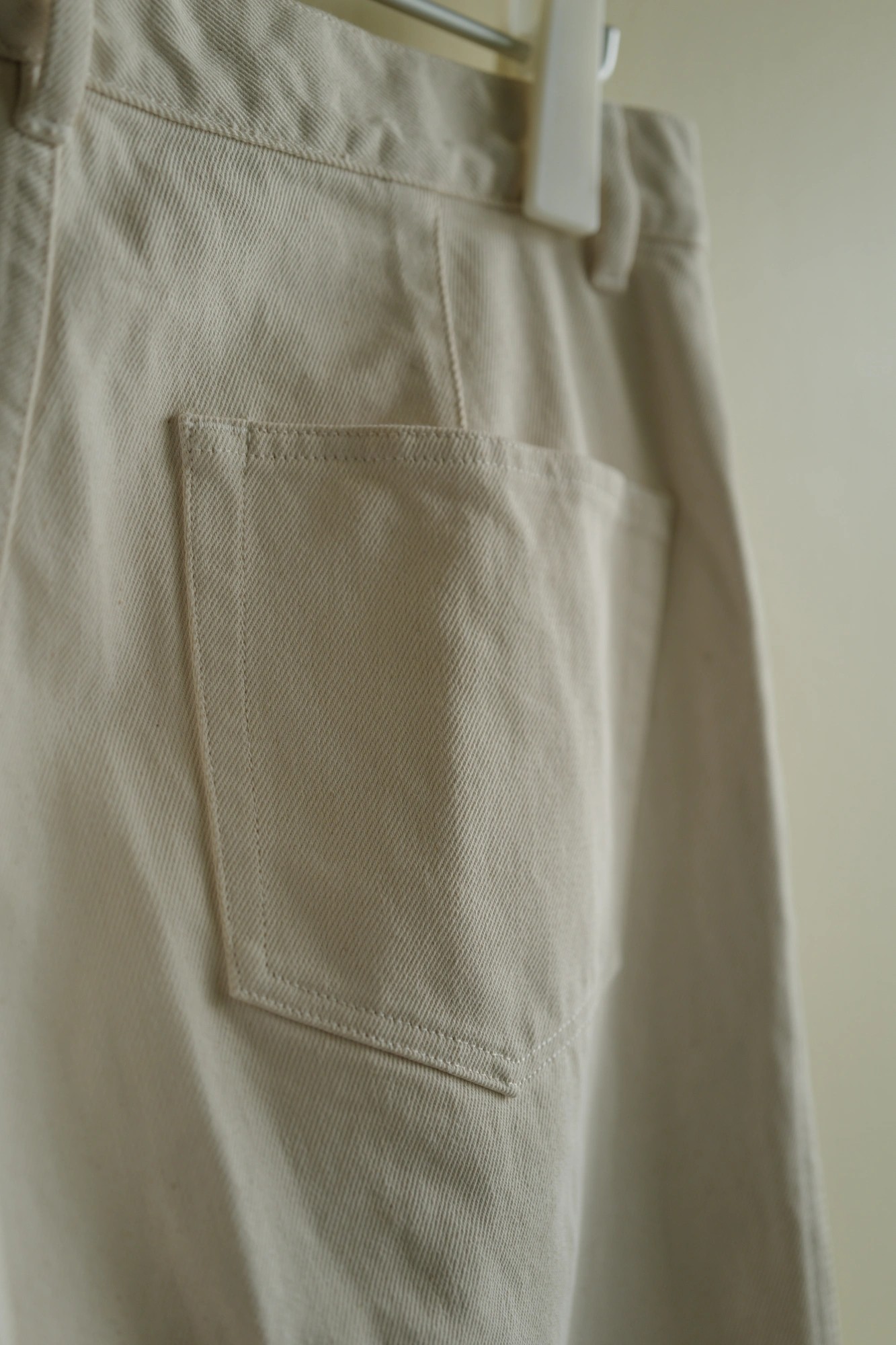 AURALEE Hard Twist Denim Wide Slacks — 4