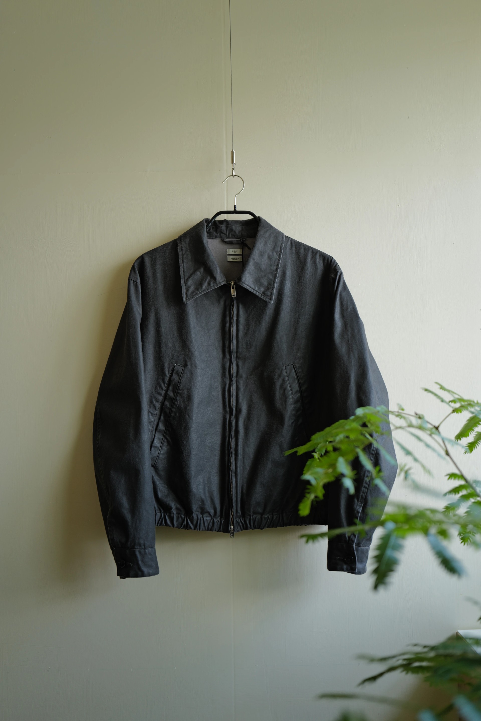 YOKE Coating Cotton Drizzler Jacket
