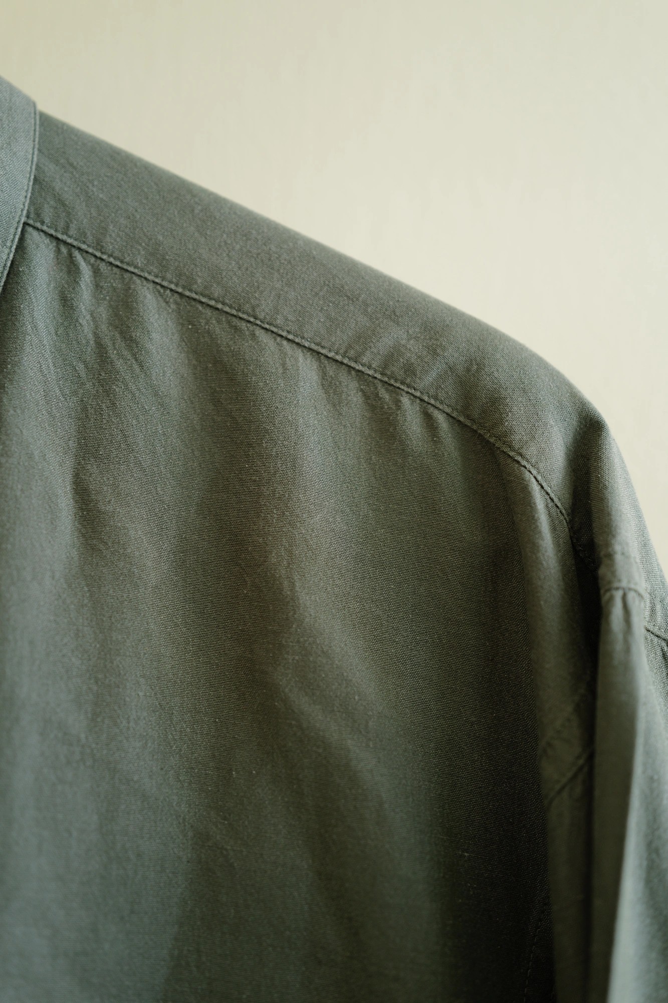 ATON SHORT FIBER SILK WASHED SHIRT — 3