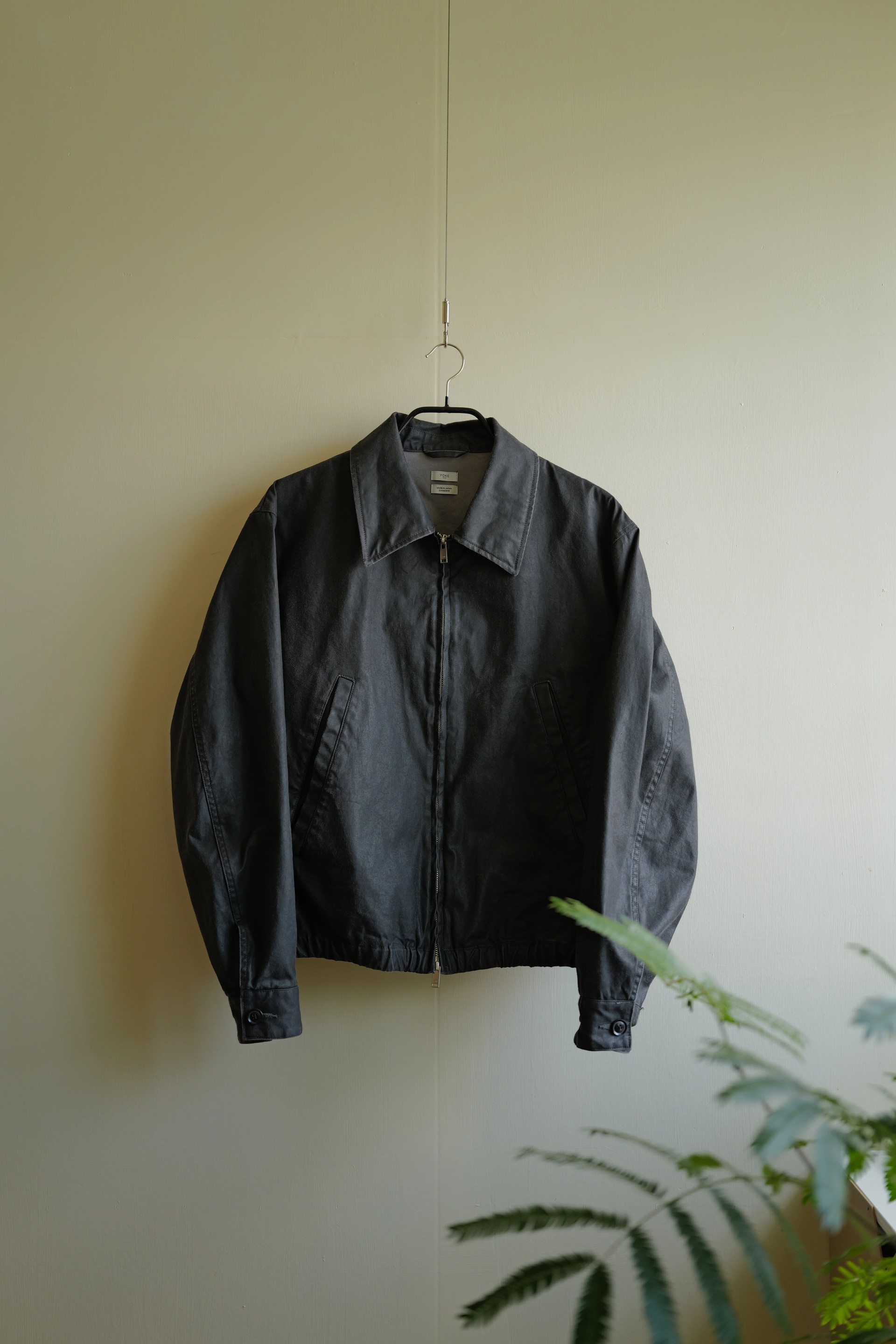 YOKE Coating Cotton Drizzler Jacket — 1
