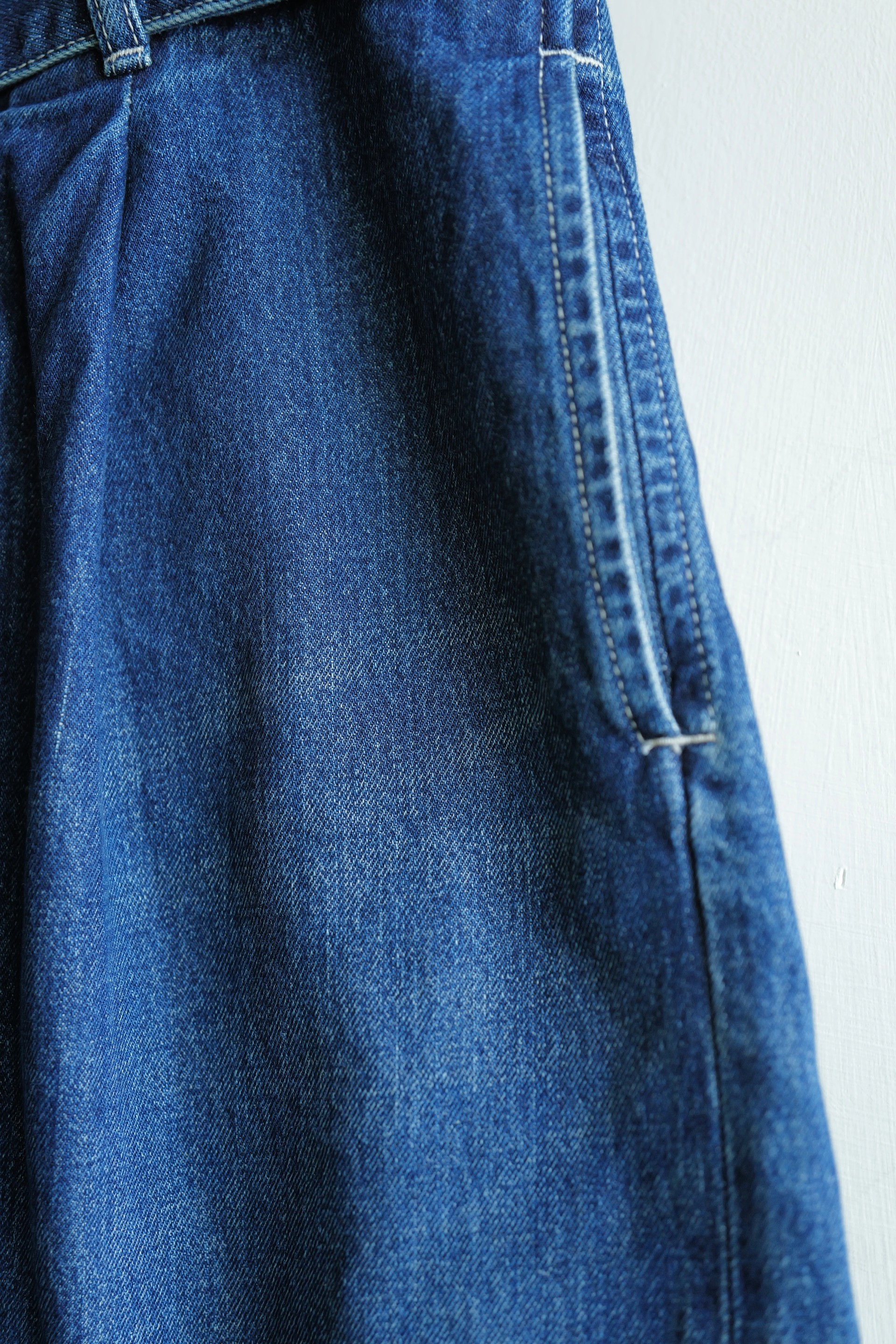 Graphpaper Selvage Denim Belted Pants — 3