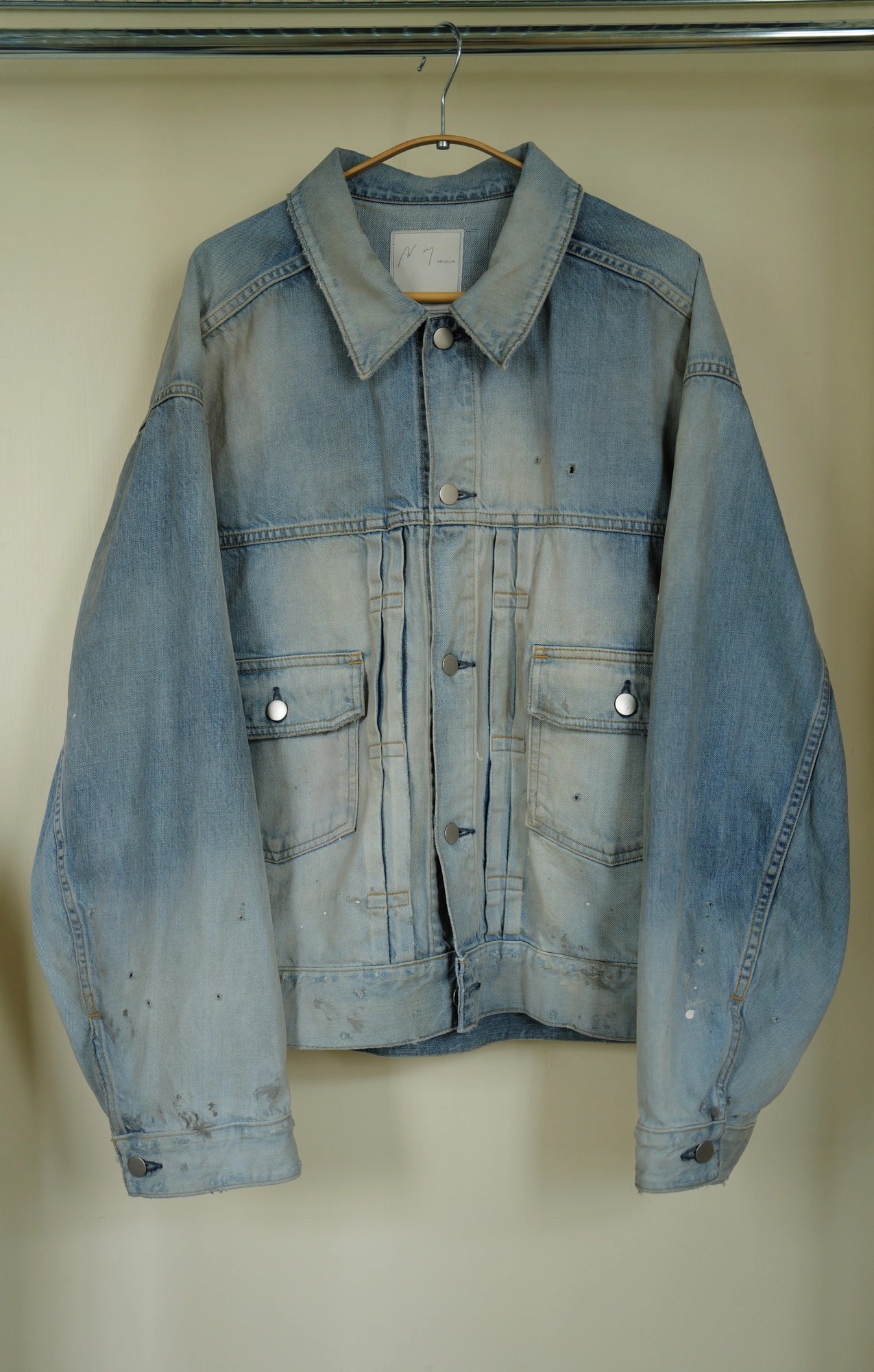 ANCELLM AGING DENIM JACKET