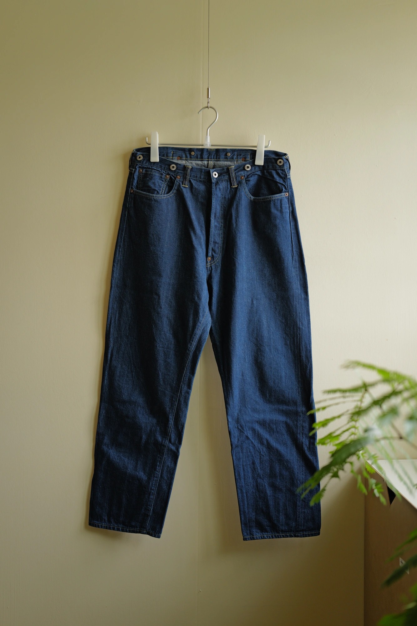 A.PRESSE No.22 Washed Wide Denim Pants — 1