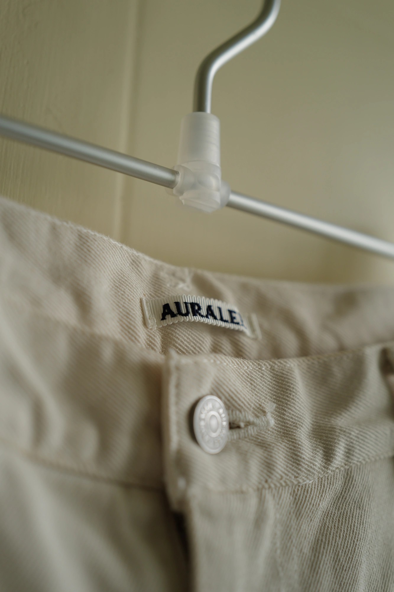 AURALEE Hard Twist Denim Wide Slacks — 3