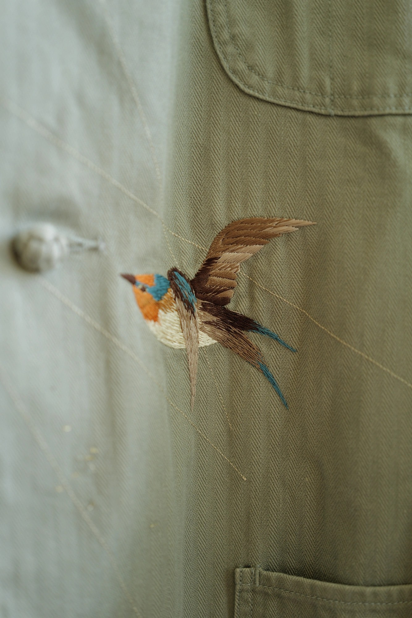 OLD JOE PATINA HERRINGBONE SOUVENIR JACKET — 3
