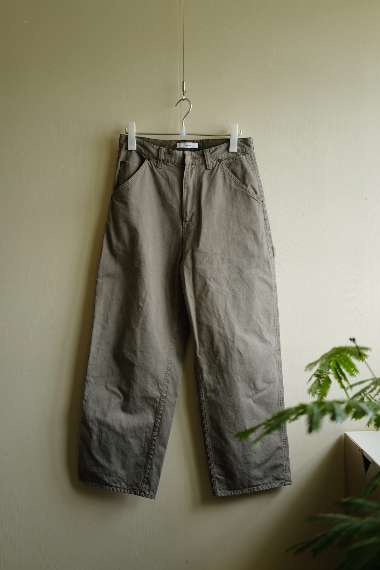 Cornier GARMENT DYED FINX/ZIMBABWE COTTON TWILL PAINTER PANTS